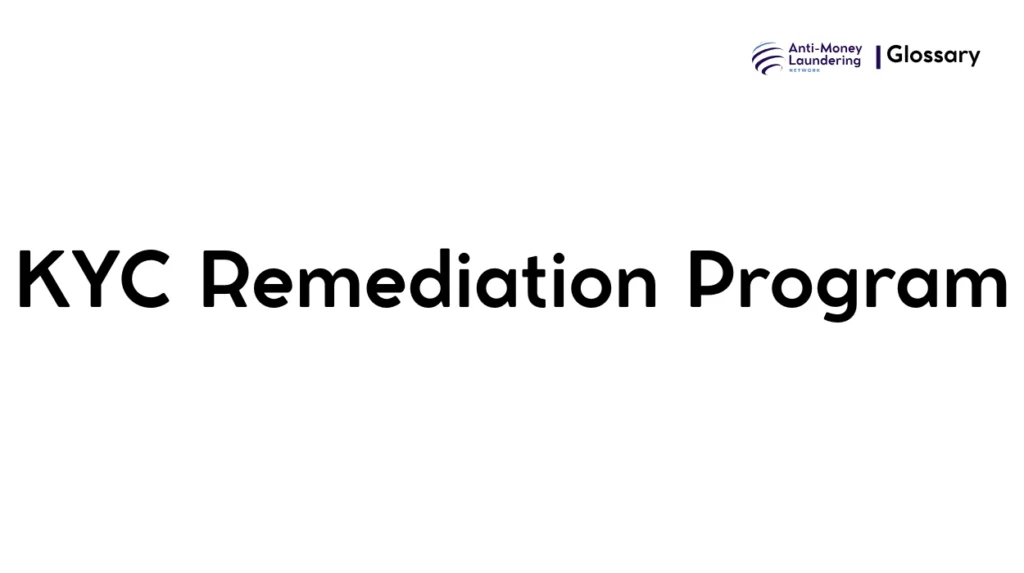 KYC Remediation Program