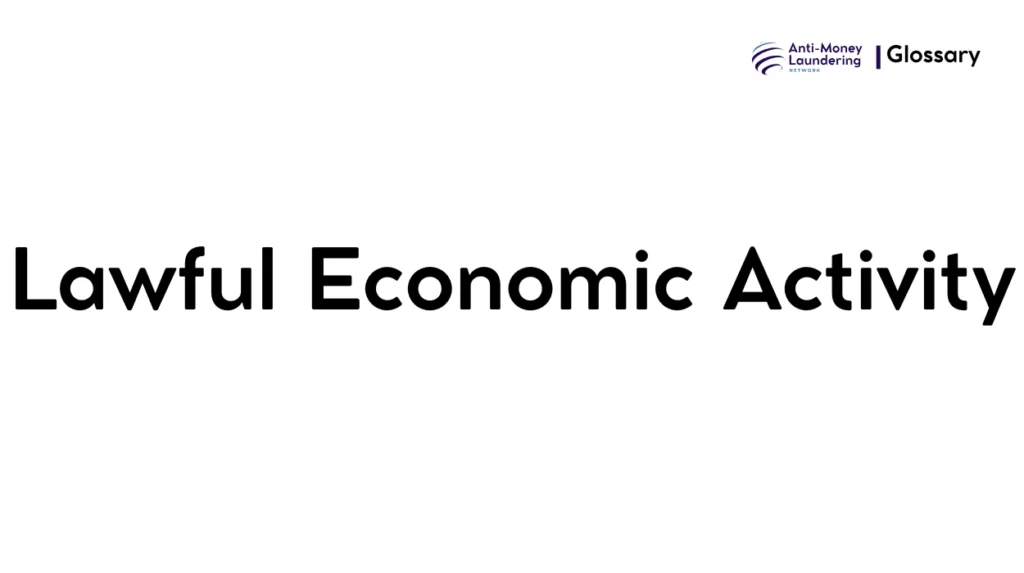 Lawful Economic Activity