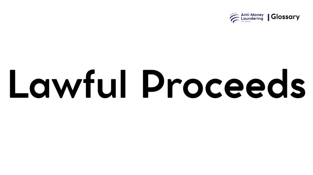 Lawful Proceeds