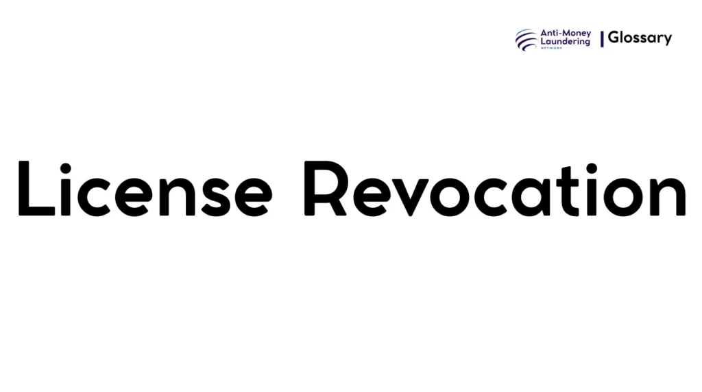 License Revocation