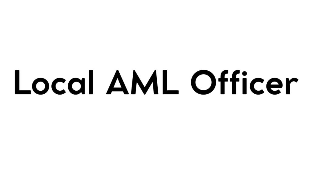 Local AML Officer