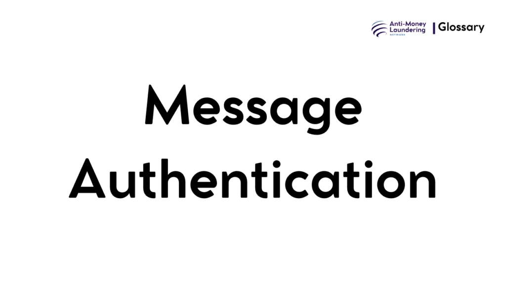 Message Authentication