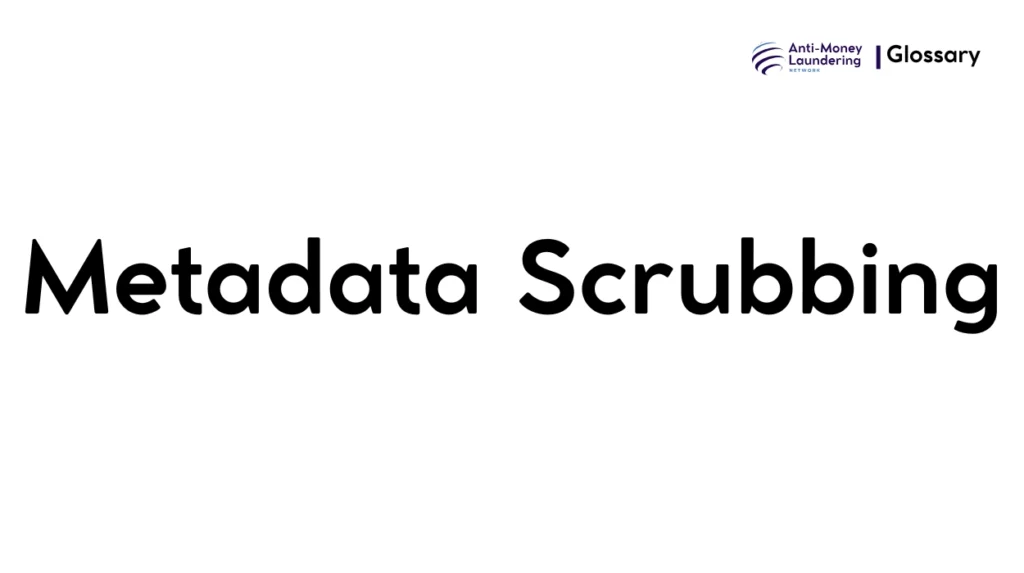 Metadata Scrubbing