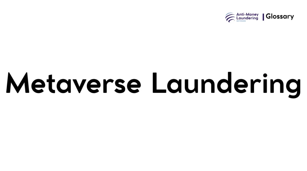 Metaverse Laundering