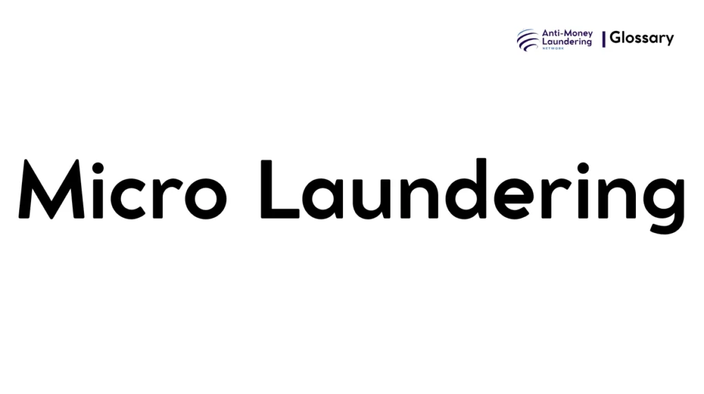 Micro Laundering