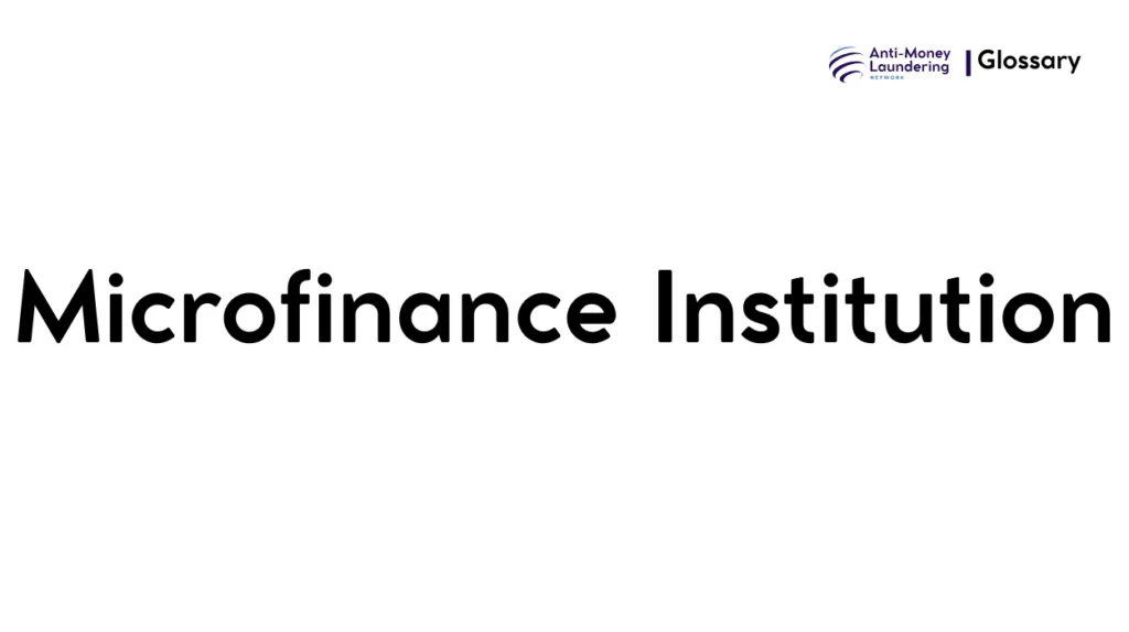 Microfinance Institution
