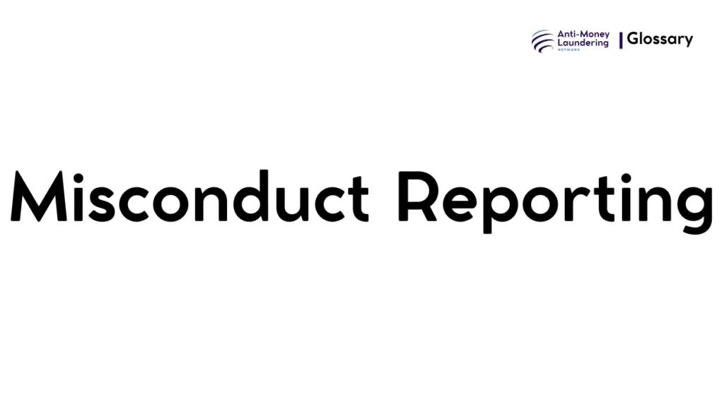 Misconduct Reporting