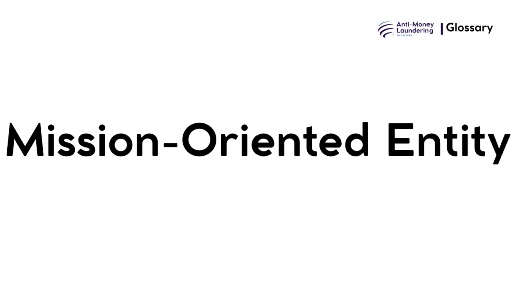 Mission-Oriented Entity