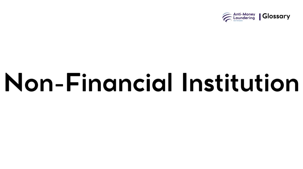 Non-Financial Institution