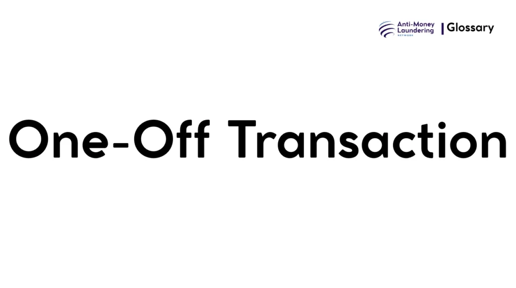 One-Off Transaction