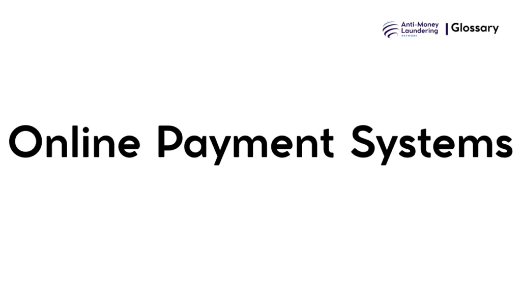 Online Payment Systems