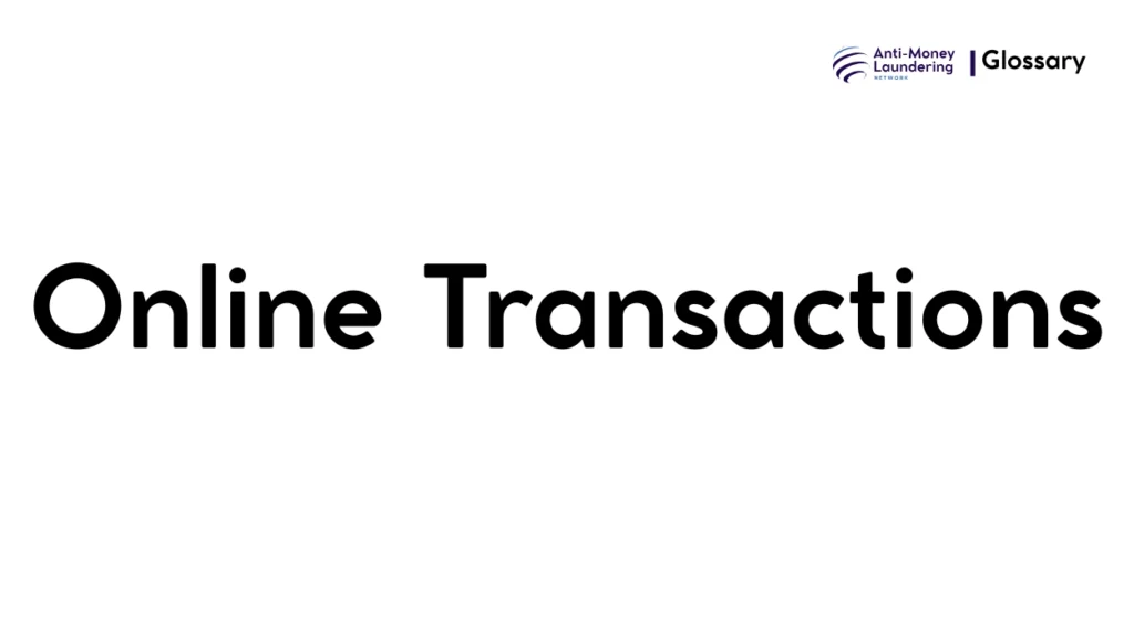 Online Transactions