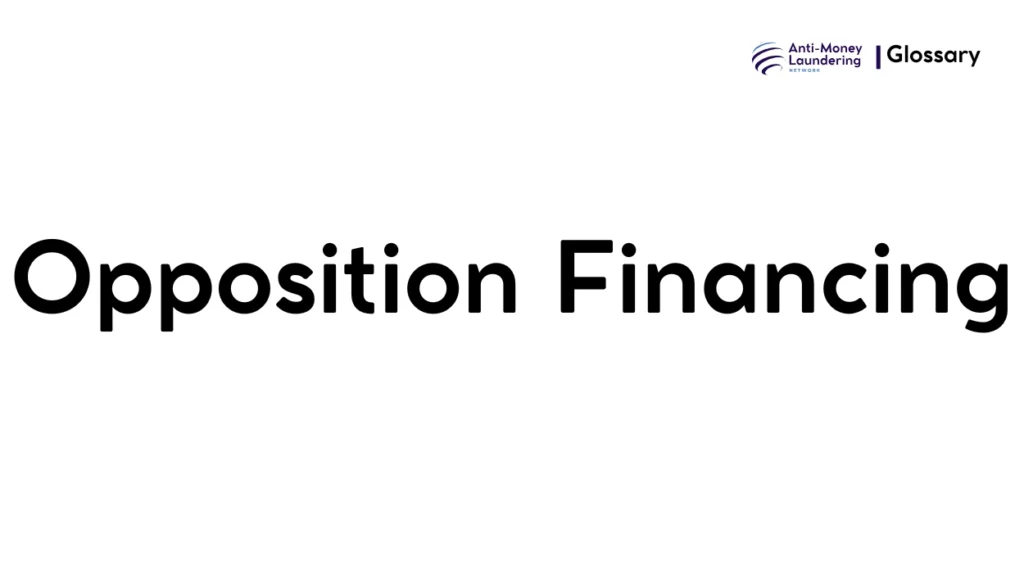 Opposition Financing
