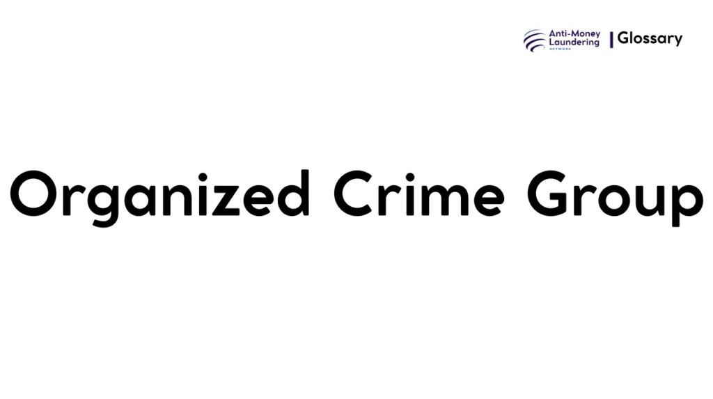 Organized Crime Group