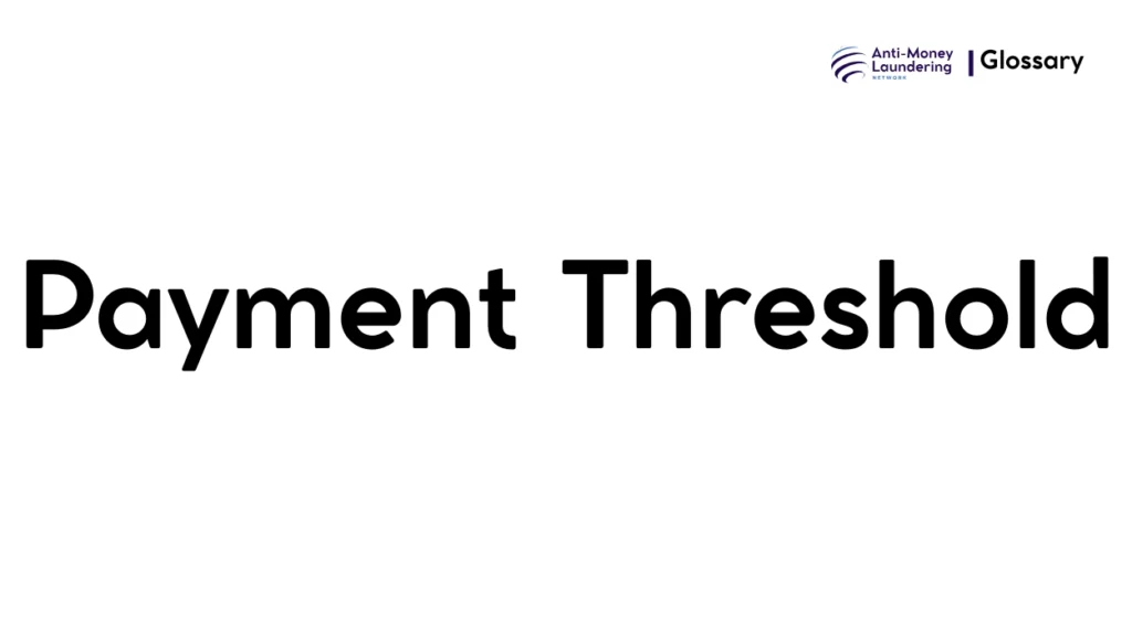 Payment Threshold