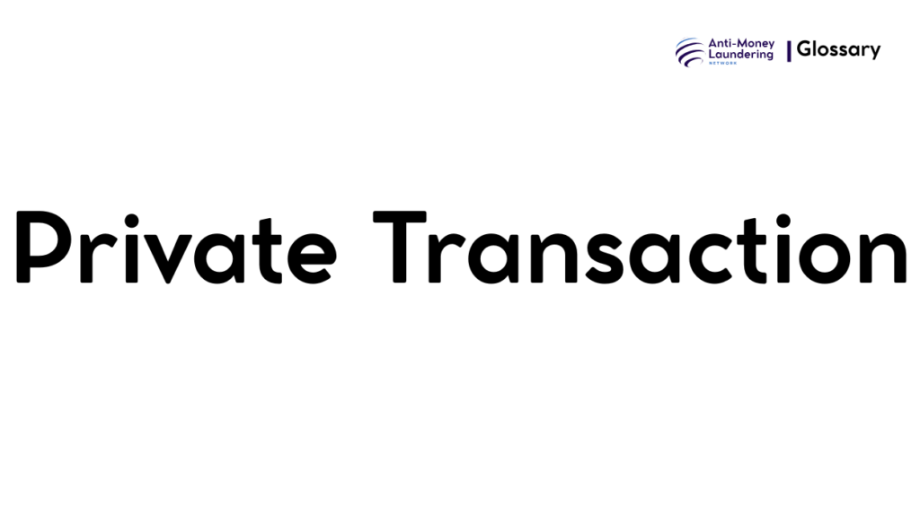 Private Transaction