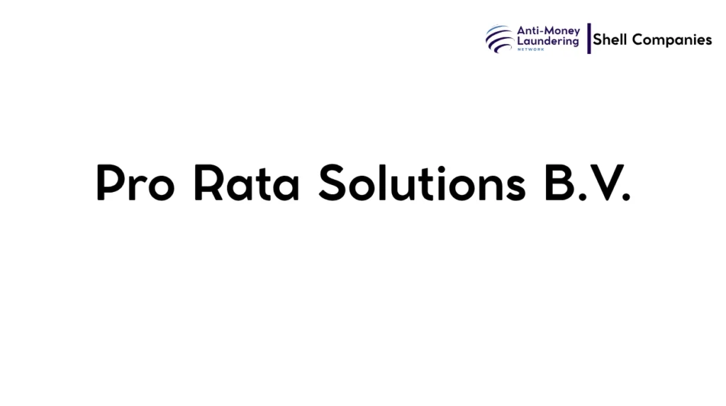 Pro Rata Solutions B.V.