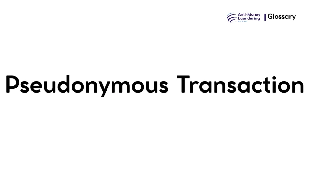 Pseudonymous Transaction