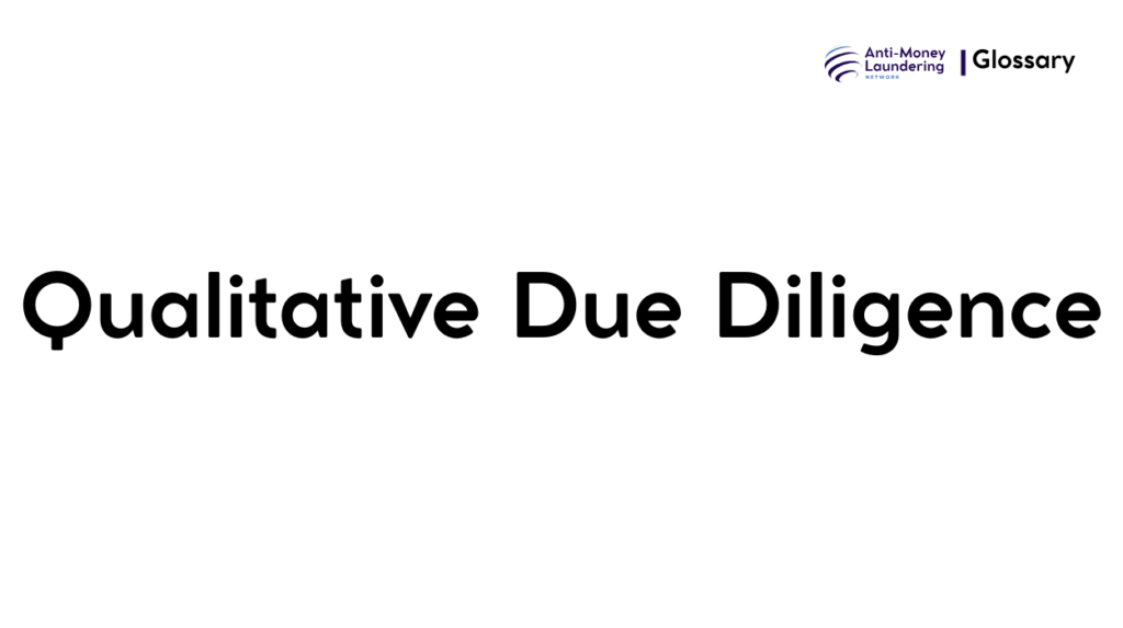 Qualitative Due Diligence