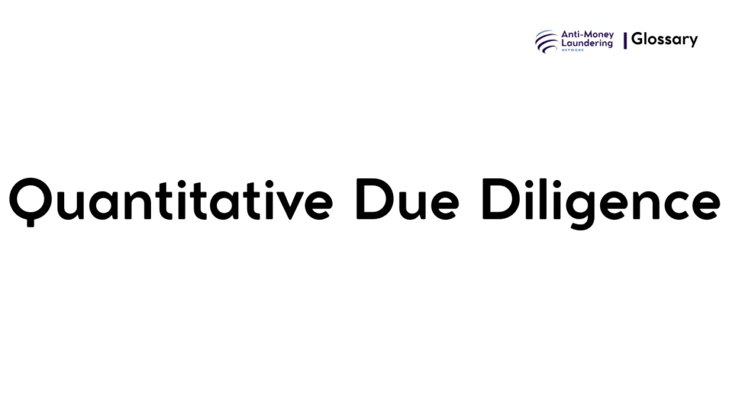 Quantitative Due Diligence