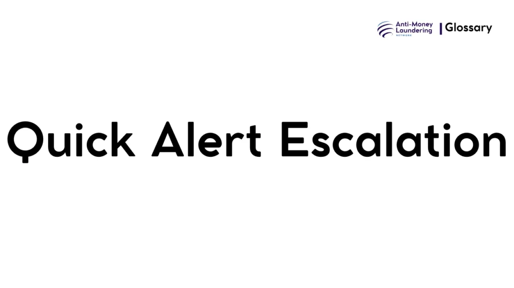 Quick Alert Escalation