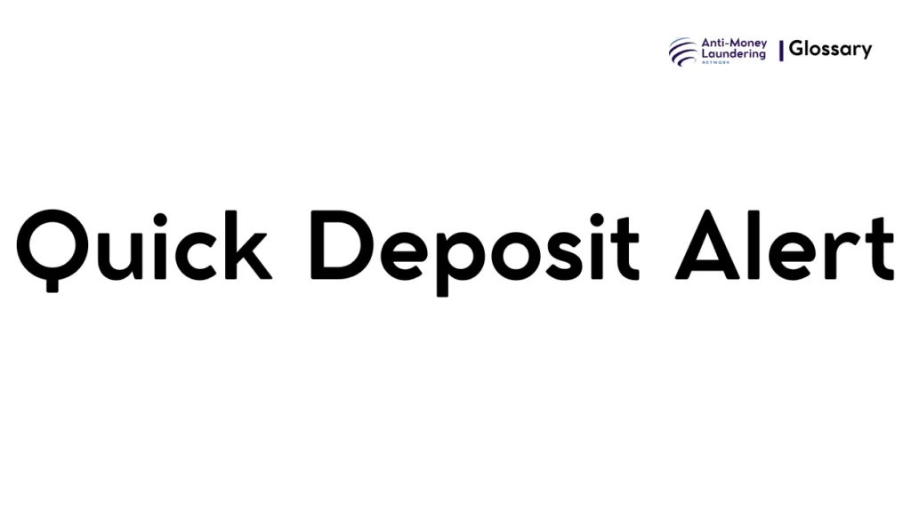 Quick Deposit Alert