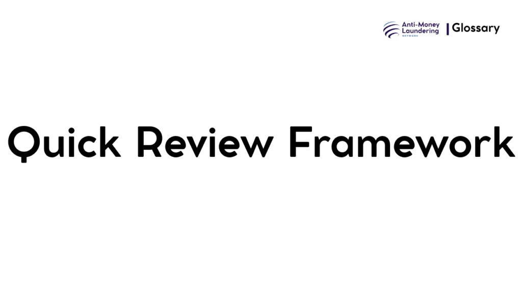 Quick Review Framework