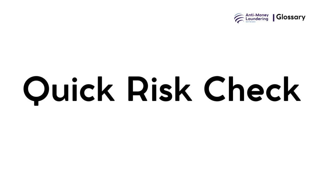 Quick Risk Check