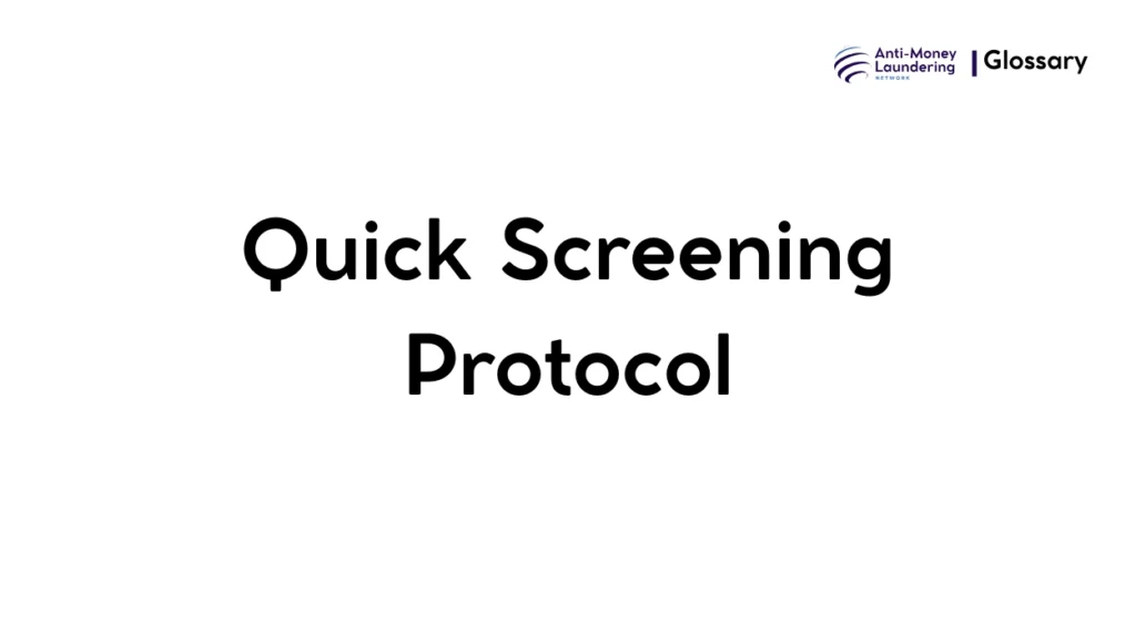 Quick Screening Protocol