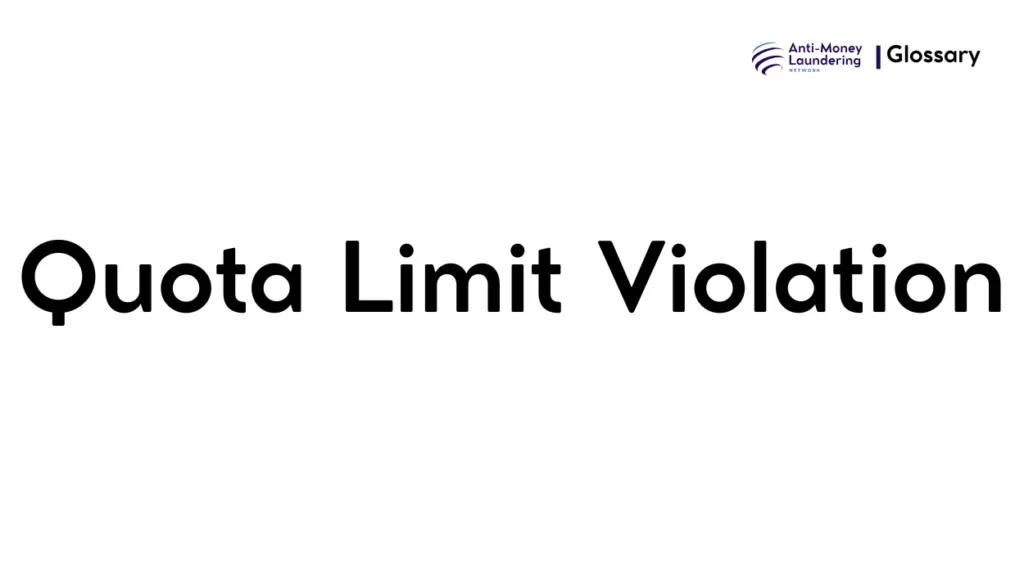 Quota Limit Violation