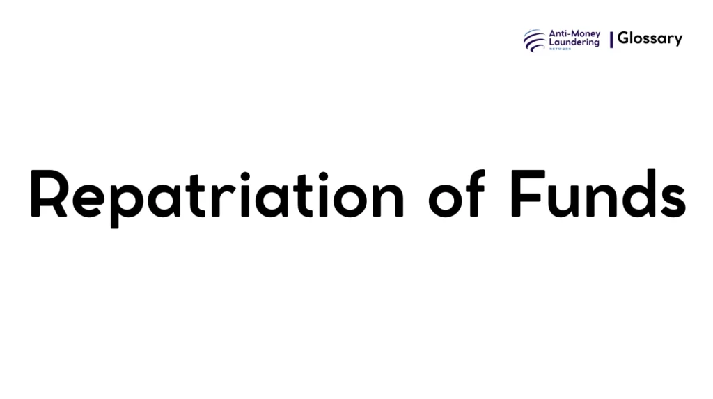 Repatriation of Funds