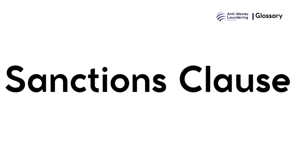Sanctions Clause