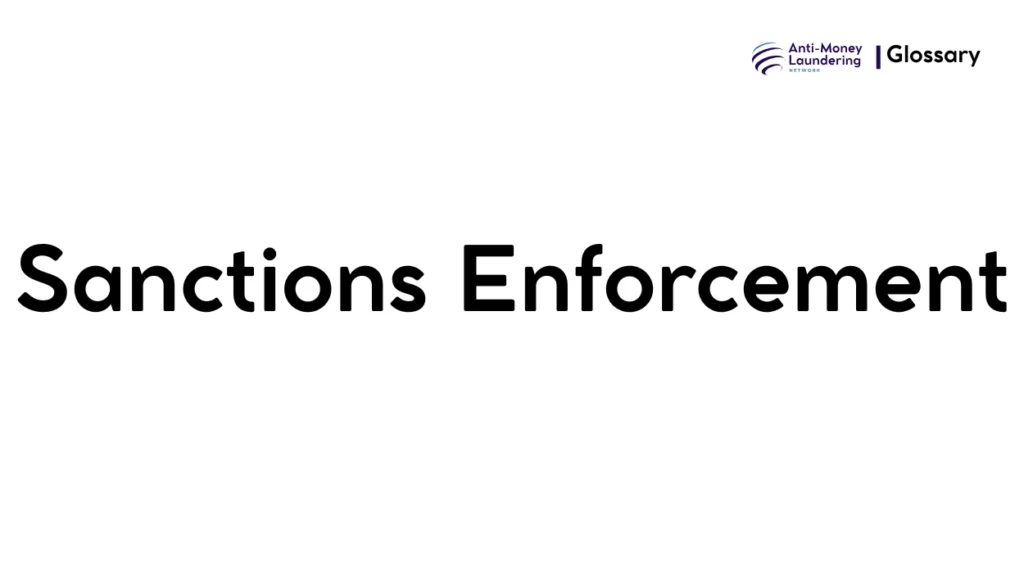 Sanctions Enforcement
