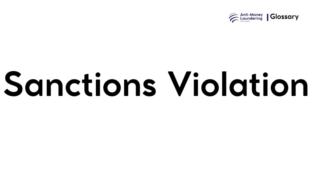 Sanctions Violation
