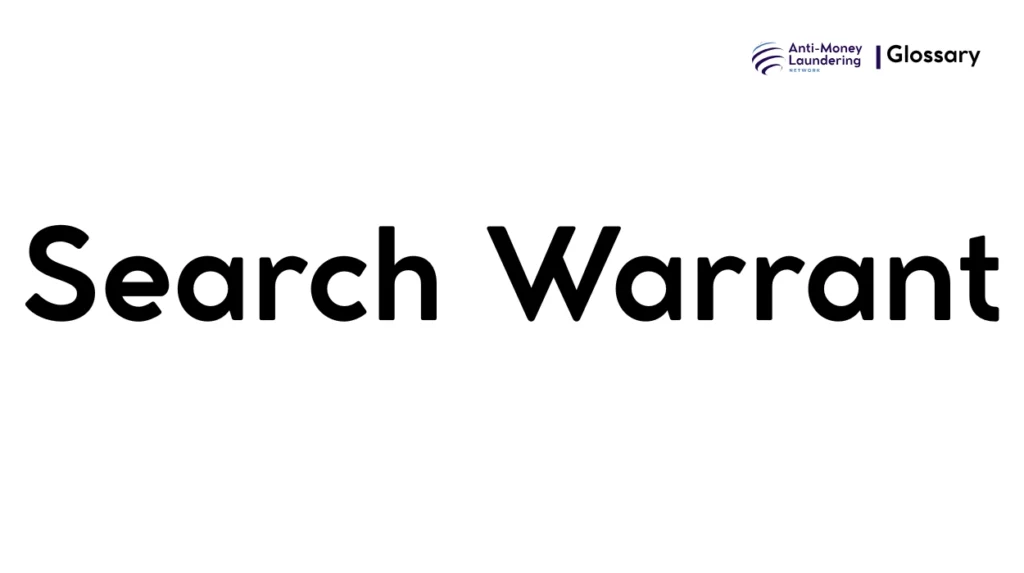 Search Warrant