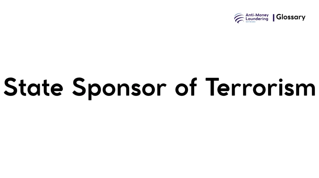 State Sponsor of Terrorism