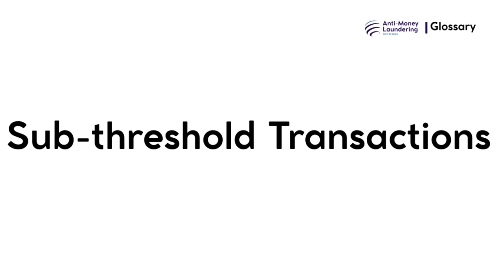 Sub-threshold Transactions