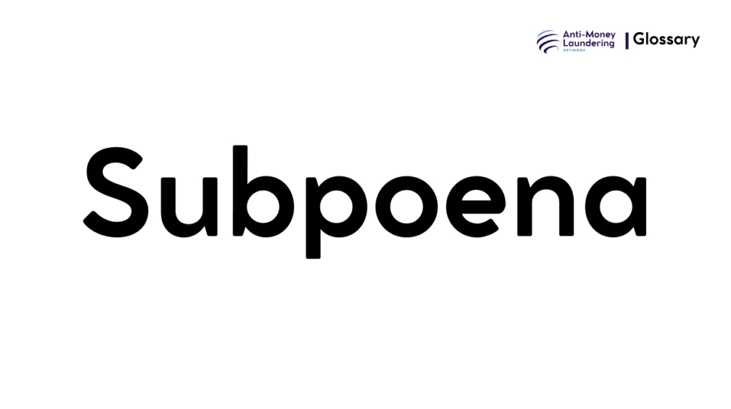 Subpoena