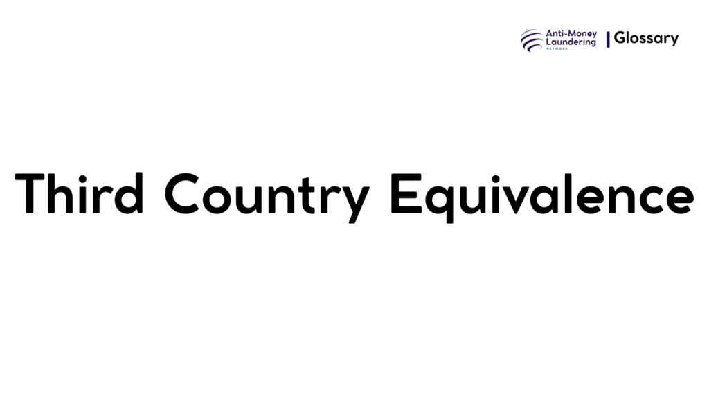 Third Country Equivalence