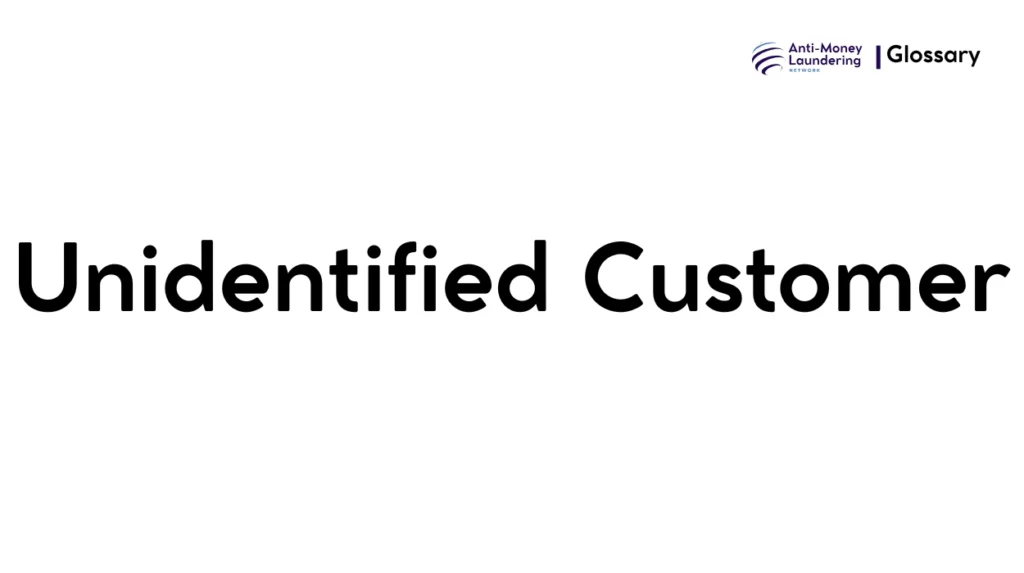 Unidentified Customer