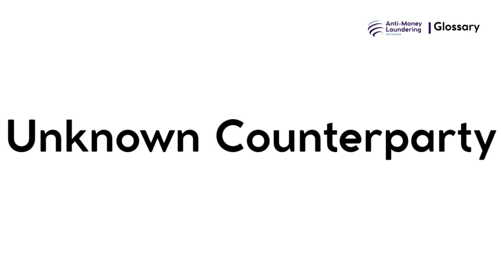 Unknown Counterparty