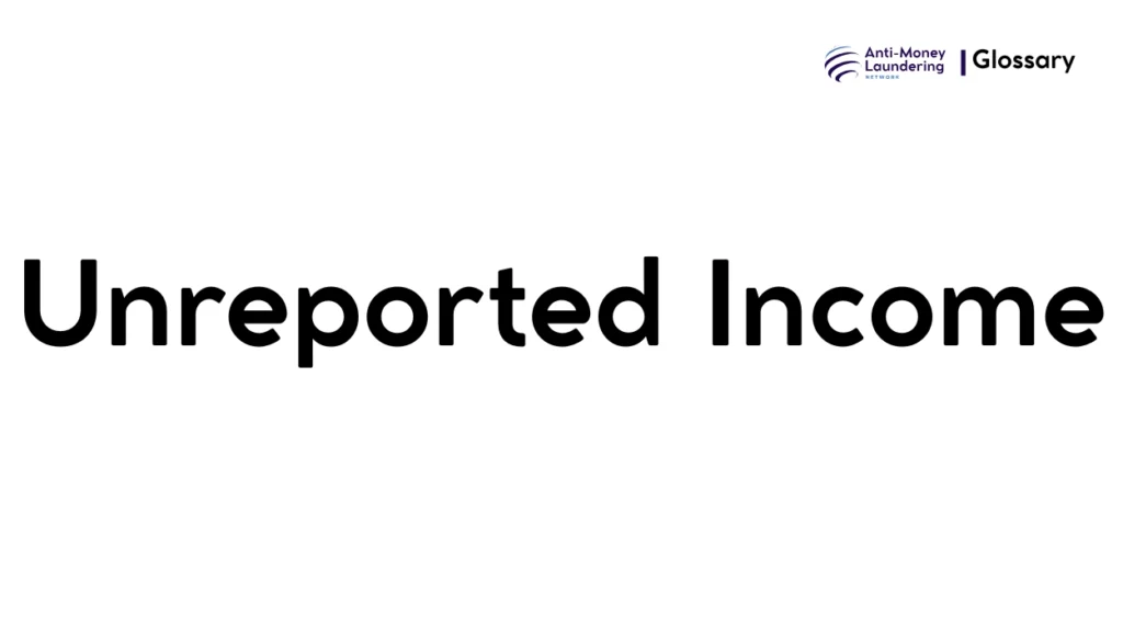 Unreported Income