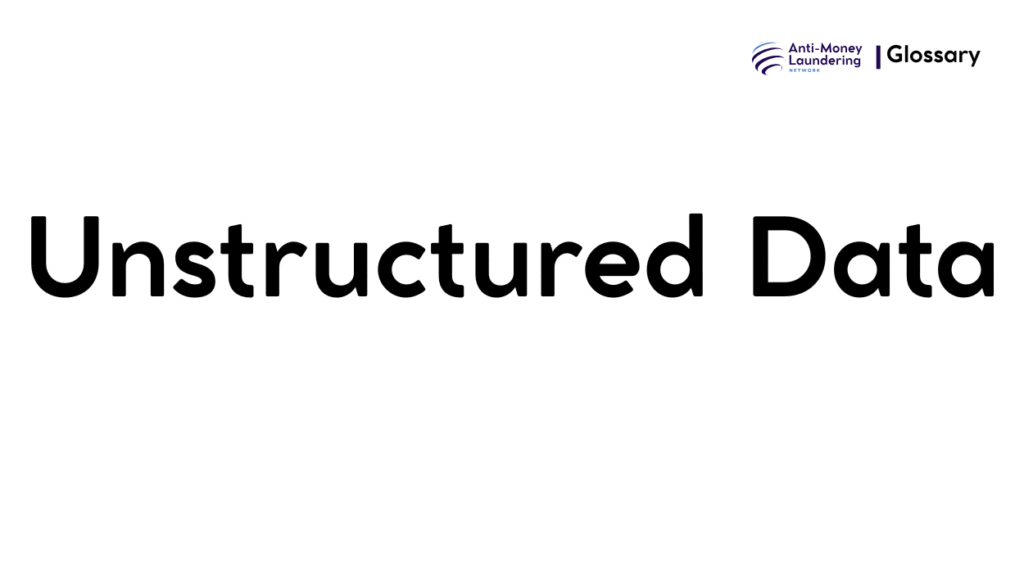 Unstructured Data