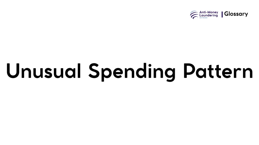 Unusual Spending Pattern