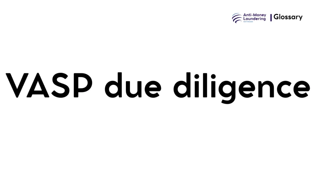 VASP due diligence
