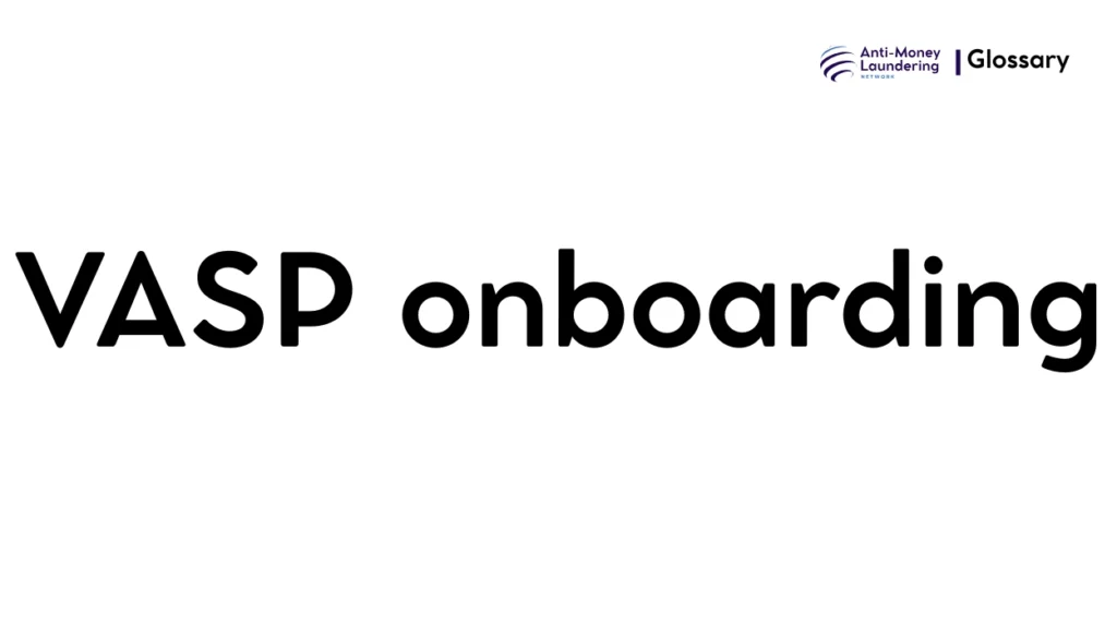 VASP onboarding