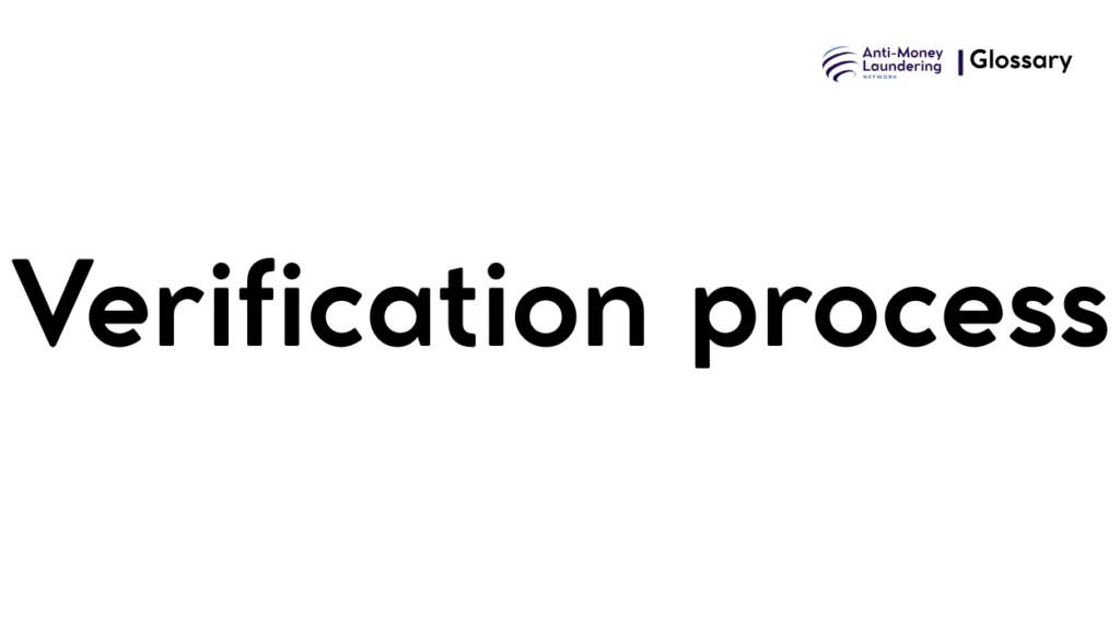 Verification process