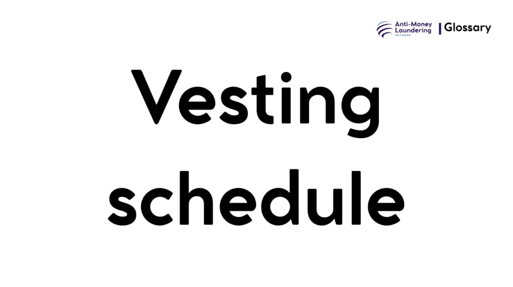 Vesting schedule