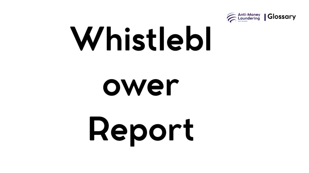 Whistleblower Report
