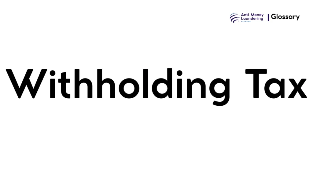 Withholding Tax